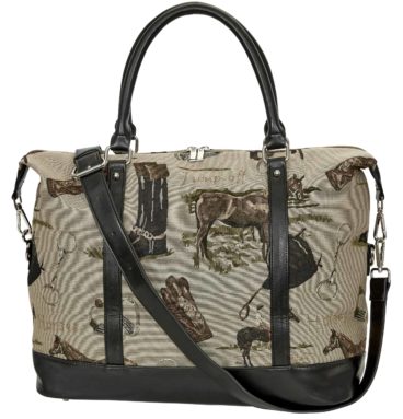 Equestrian Tapestry Travel Bag